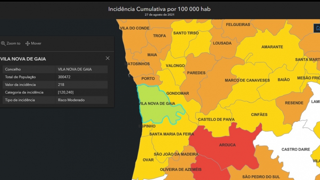 Mapa Covid 27 agosto