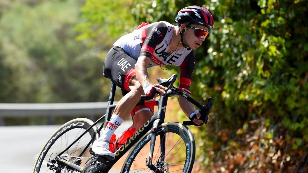 Rui Oliveira na 13ª etapa da Vuelta